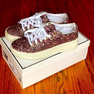 Glitter Lace up Shoes